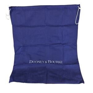 DOONEY & BOURKE WOMEN'S NAVY DRAWSTRING PURSE DUSTBAG LARGE 22" x 18"